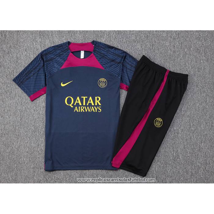 Fato de Treino
 Paris Saint-Germain 2023-2024 Manga Curta
 Azul
 - Calcas Curta
